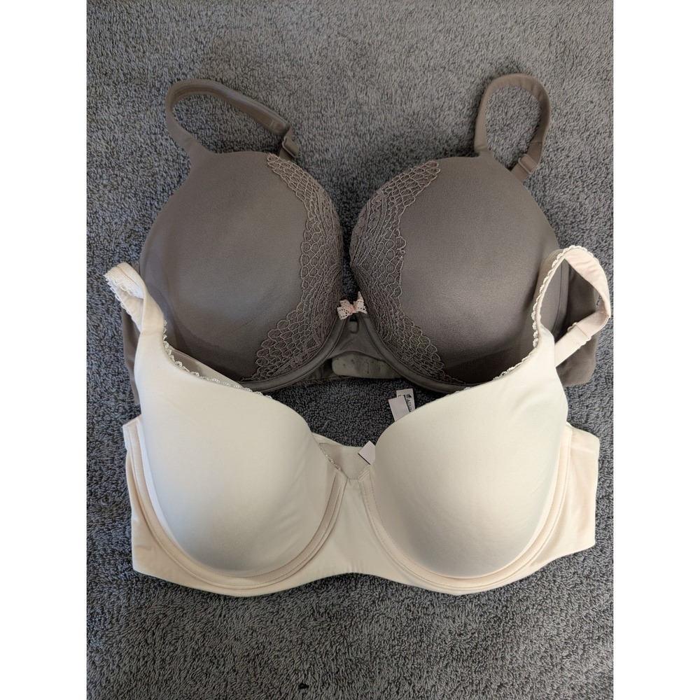 Victoria Secret Bra Bundle 36DD Lined Demi & Body by Victoria Perfect Shape